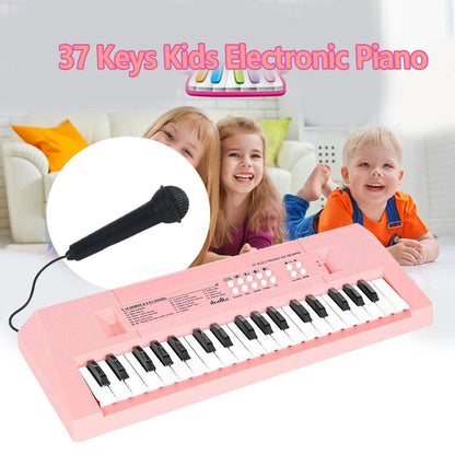37 Keys Electronic Piano Keyboards with Microphone
