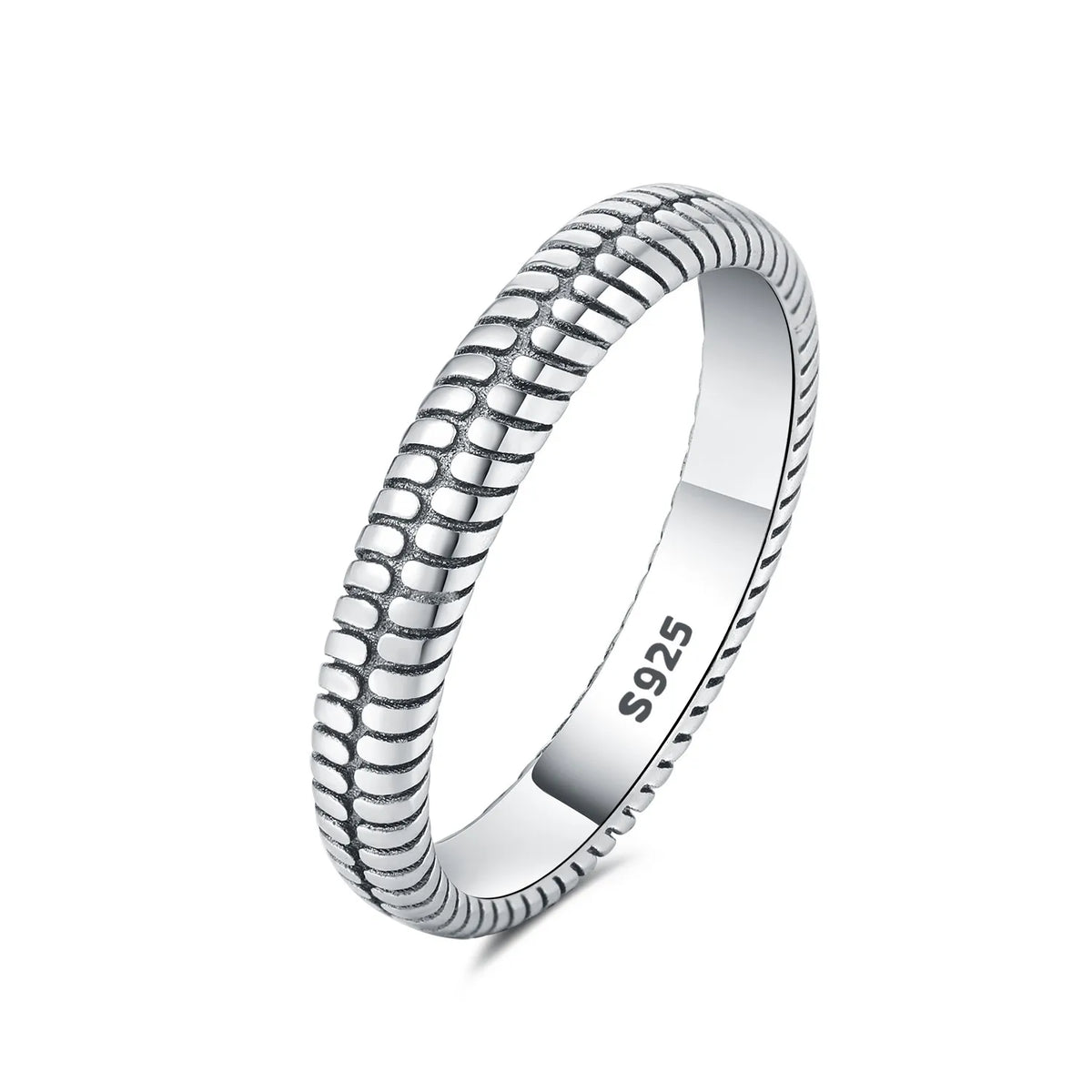 925 Sterling Silver Three-Ring Stackable Ring for Women