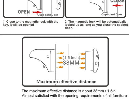 Baby Safety Lock Invisible Lock Kids Security  Protection
