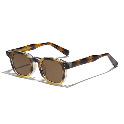 HBK New Square Retro Sunglasses Men Fashion