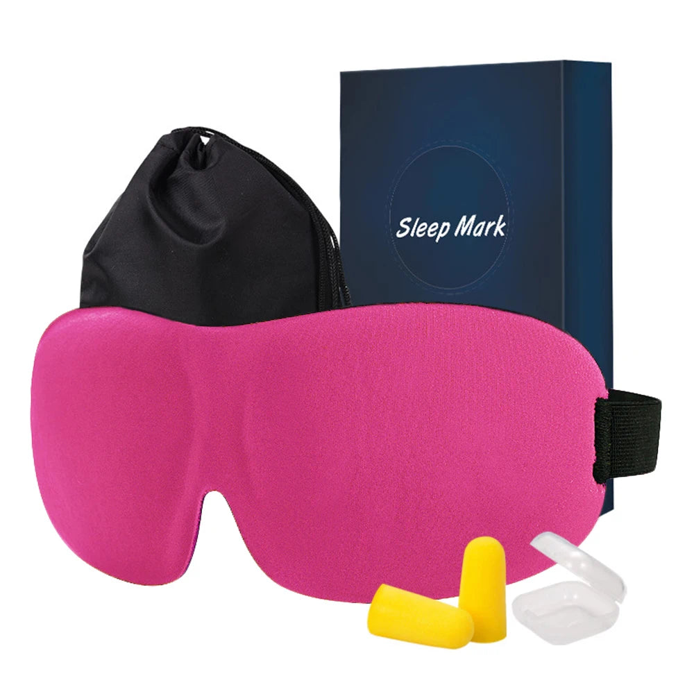 3D Sleep Mask Blindfold Sleeping Aid Eyepatch Eye Cover Sleep