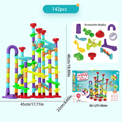 Children'S Diy Montessori Toy Puzzle Track Block Children Toy