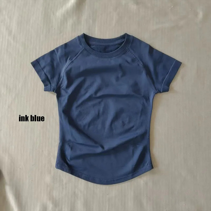 Quick Dry Women's Workout Shirts Short Sleeve Gym