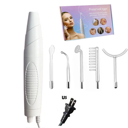 Professional  5 in 1 Darsonval Kit Facial Skin Therapy Wand