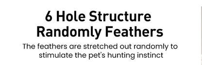 2 in 1 Smart Cat Toys Automatic Feather Fun Ball Toy Set