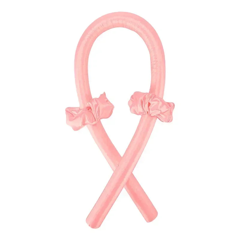 Woman Heatless Curling Rod Headband Lazy Hair Curler