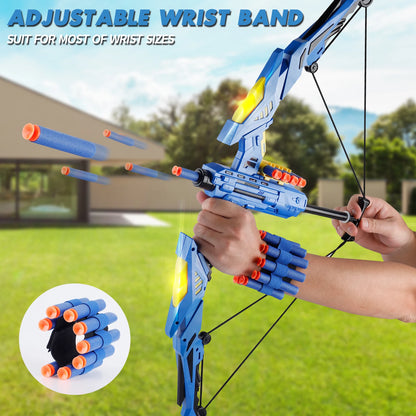 Kids Soft Dart Archery Set with LED Lights Sports