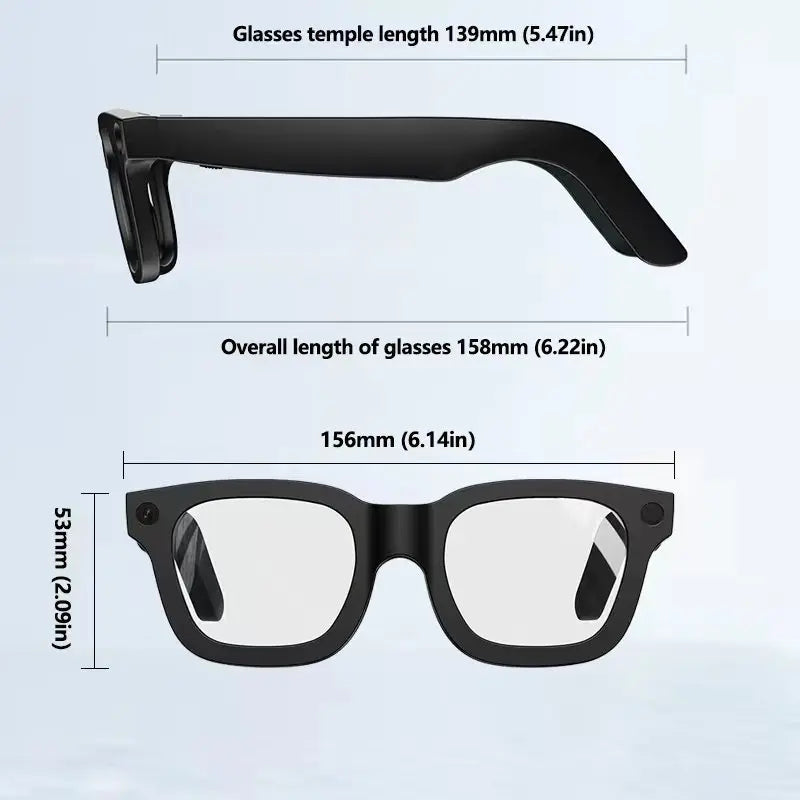 Smart Glasses HD Photo Video OpenAI Record Translation
