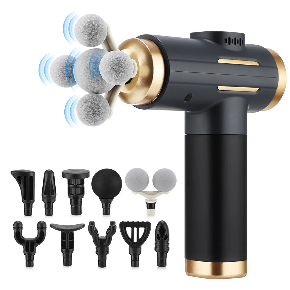 Electric Fascia Gun Head Deep Tissue Massager