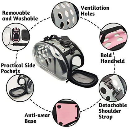Pet Shoulder Bag Cat Carrier Outdoor Travel Handbag
