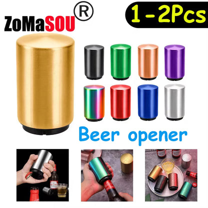 Automatic Beer Bottle Opener Stainless Steel Push