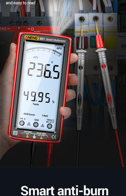 681 Rechargeable Digital Professional Multimeter Voltage Tester