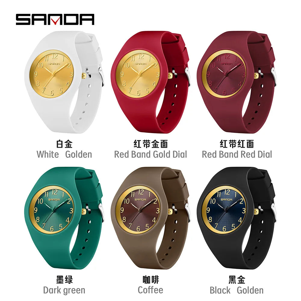Simple Luxury Student Quartz Watch Clock Gift Outdoor
