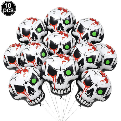 Large Halloween Standing Foil Balloons Haunted House Castle