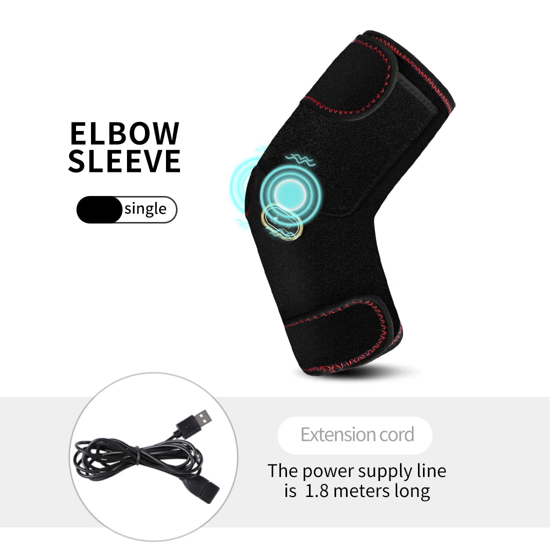 Heated Elbow Brace 3 Heating Massage Modes Muscle Relaxation