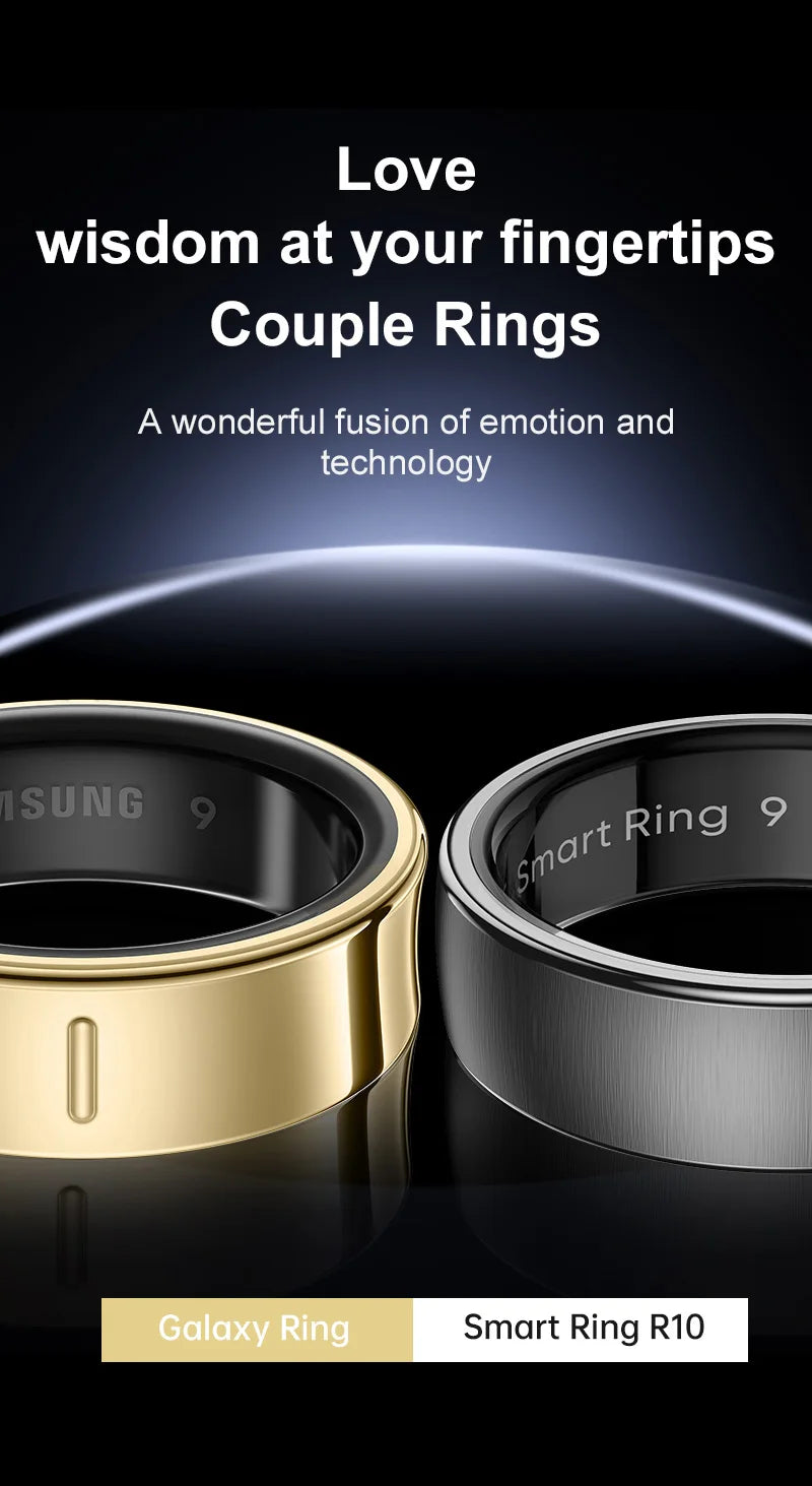 R10 Smart Ring with Charging Dock Men Women Multi-sport Mode
