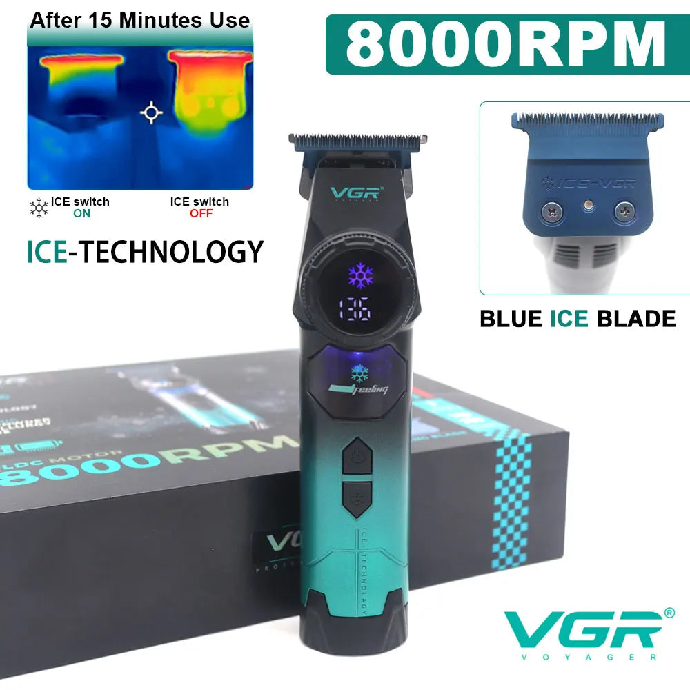 VGR V-946 Professional Ice Tech Hair Trimmer DLC Blade