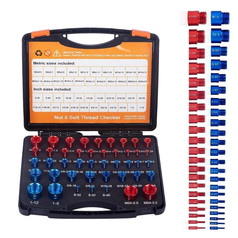 Nut and Bolt Thread Checker Aluminums Thread Checker