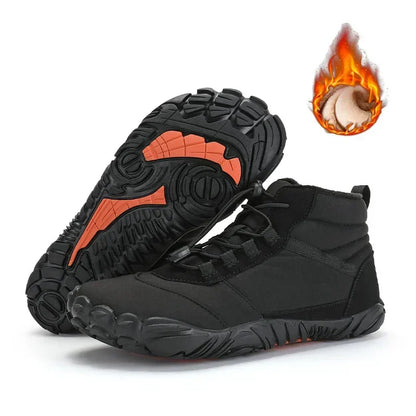 Men Plush Winter Boots Shoes Women Waterproof Snow Cotton Boots