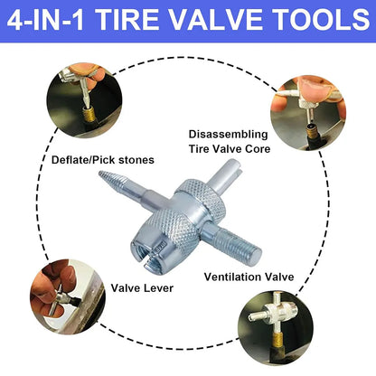 Quick Change Tire Valve Tool Kit Valve Stem Tire Valve Stem