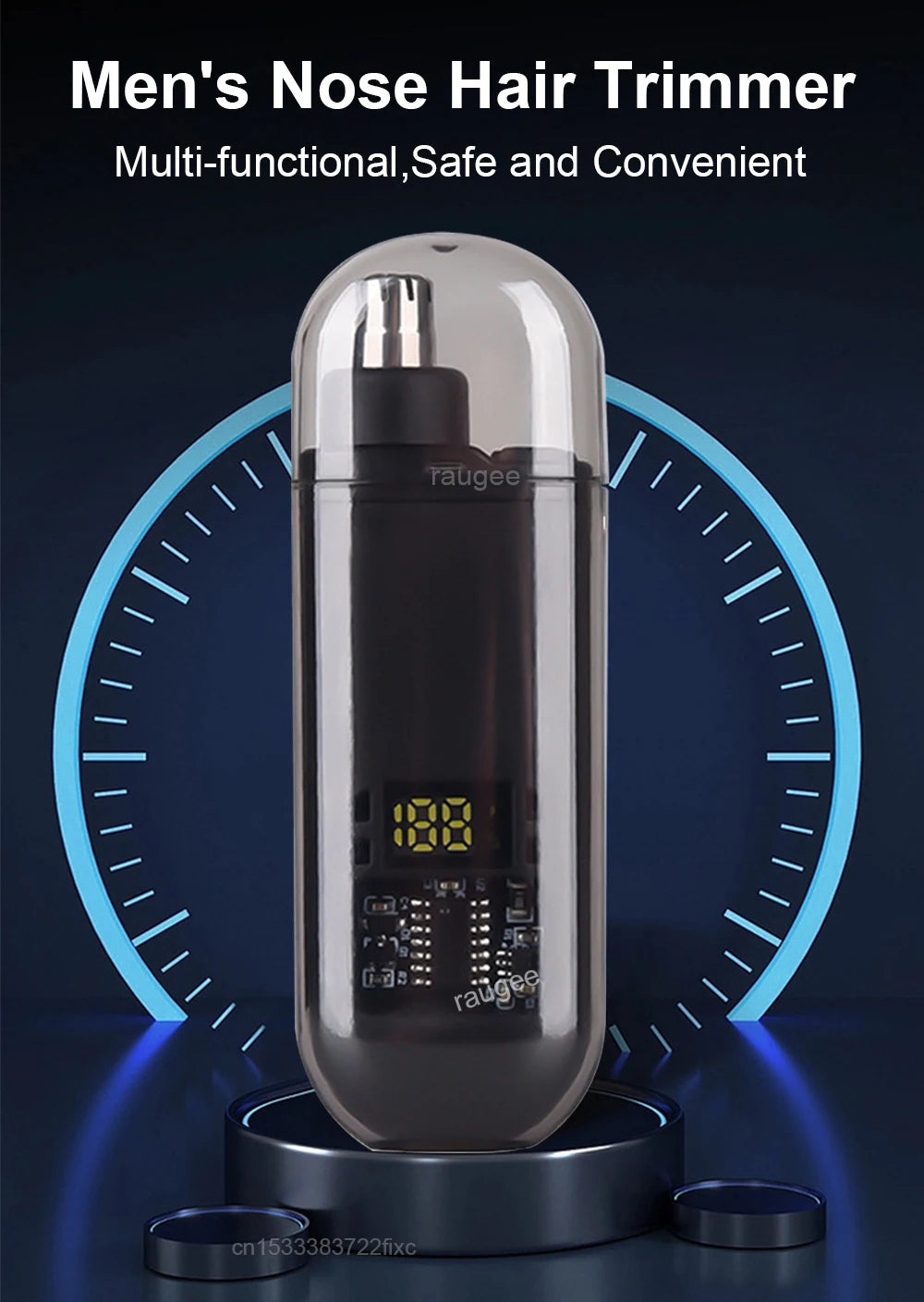 Nose Hair Trimmer Rechargeable Electric Nose Hair Remover