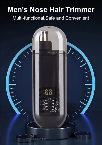 Nose Hair Trimmer Rechargeable Electric Nose Hair Remover