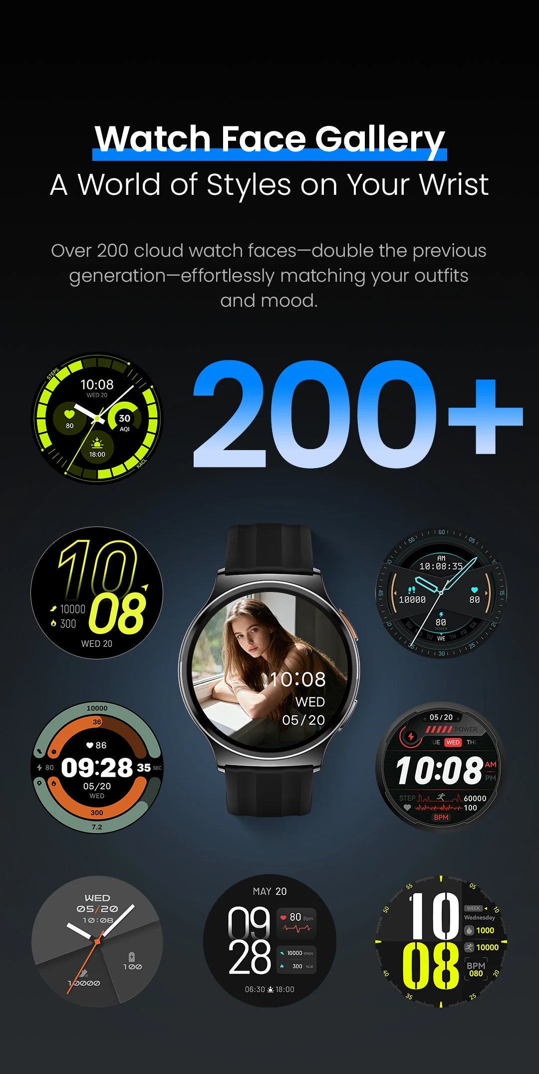 HAYLOU Solar Lite 2 Smartwatch 1.43'' AMOLED Display