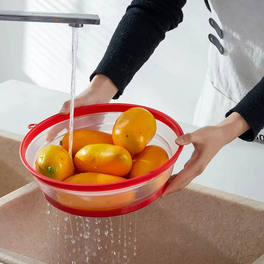 Microwave Splatter Cover Foldable Fresh-keeping Heat Cover