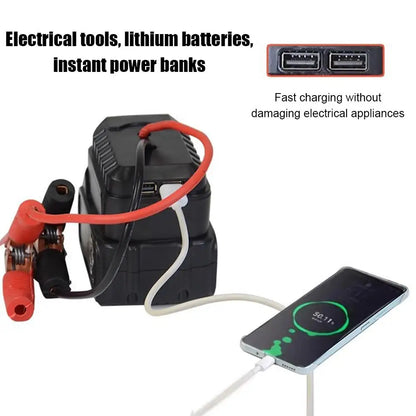 Car Lithium Battery Converter Charger Clip