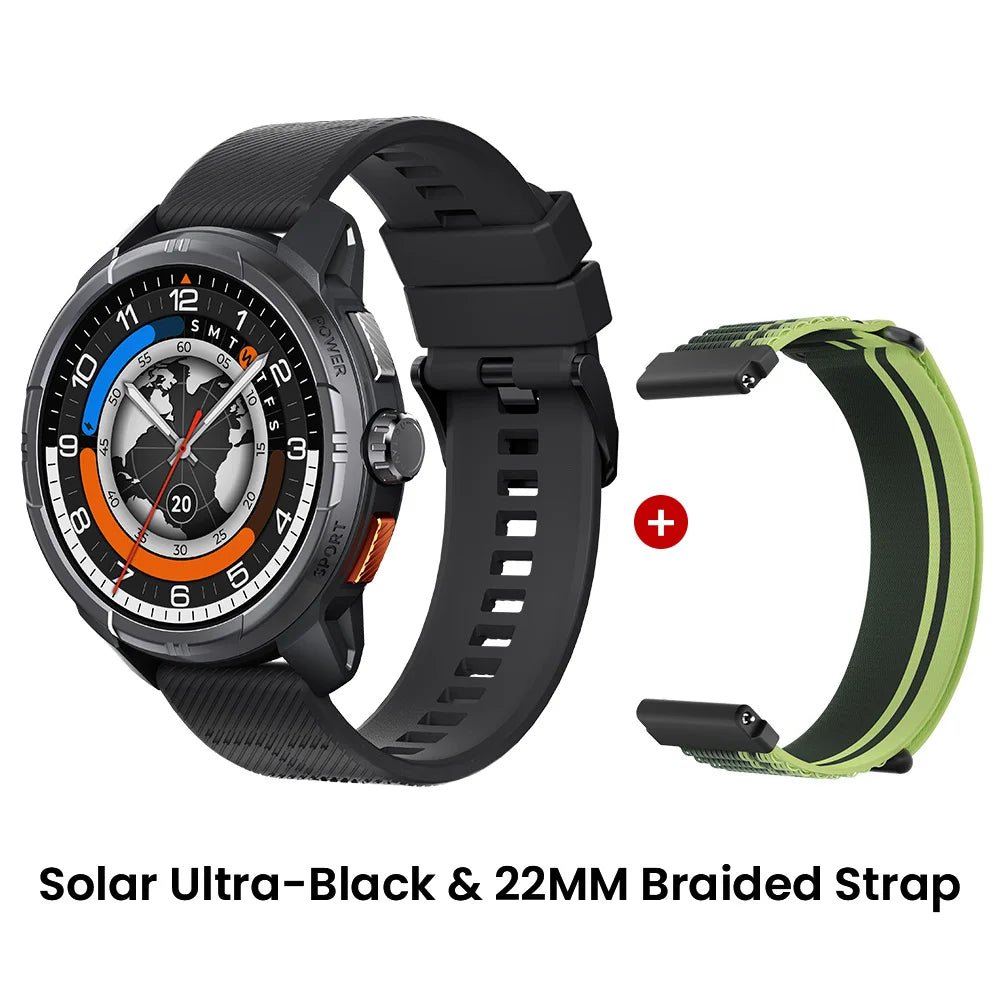 HAYLOU Solar Ultra GPS Smartwatch 1.6” AMOLED Display