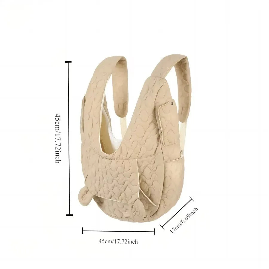 Soft Dog Carrier Cat Backpack Chest Bag Outdoor Bag