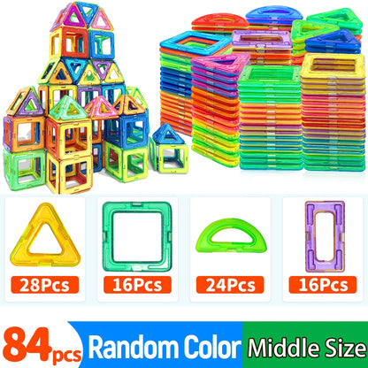 Magnetic Building Blocks DIY Learning Educational Magnet Toys