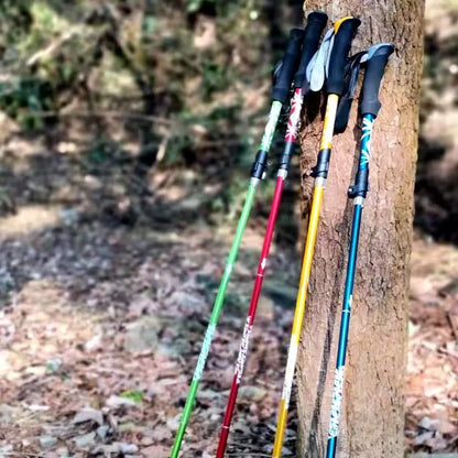 Trekking Poles Ultralight Foldable Telescopic Walking Hiking