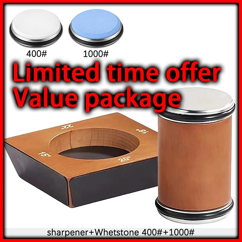 4-Angle Magnetic Wood Rolling Knife Sharpener