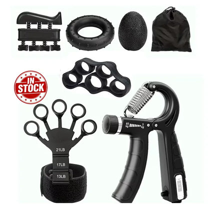 Grip Strength Trainer Set Wiht Finger Trainer Hand Grip