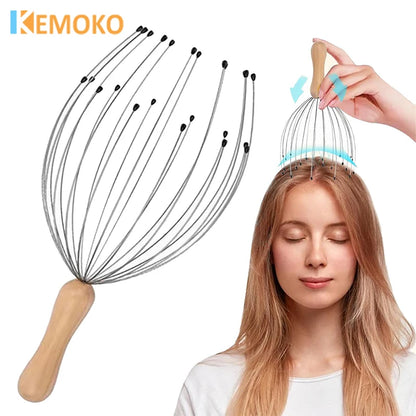 Head Massager Head Scratching Octopus Scalp Massage