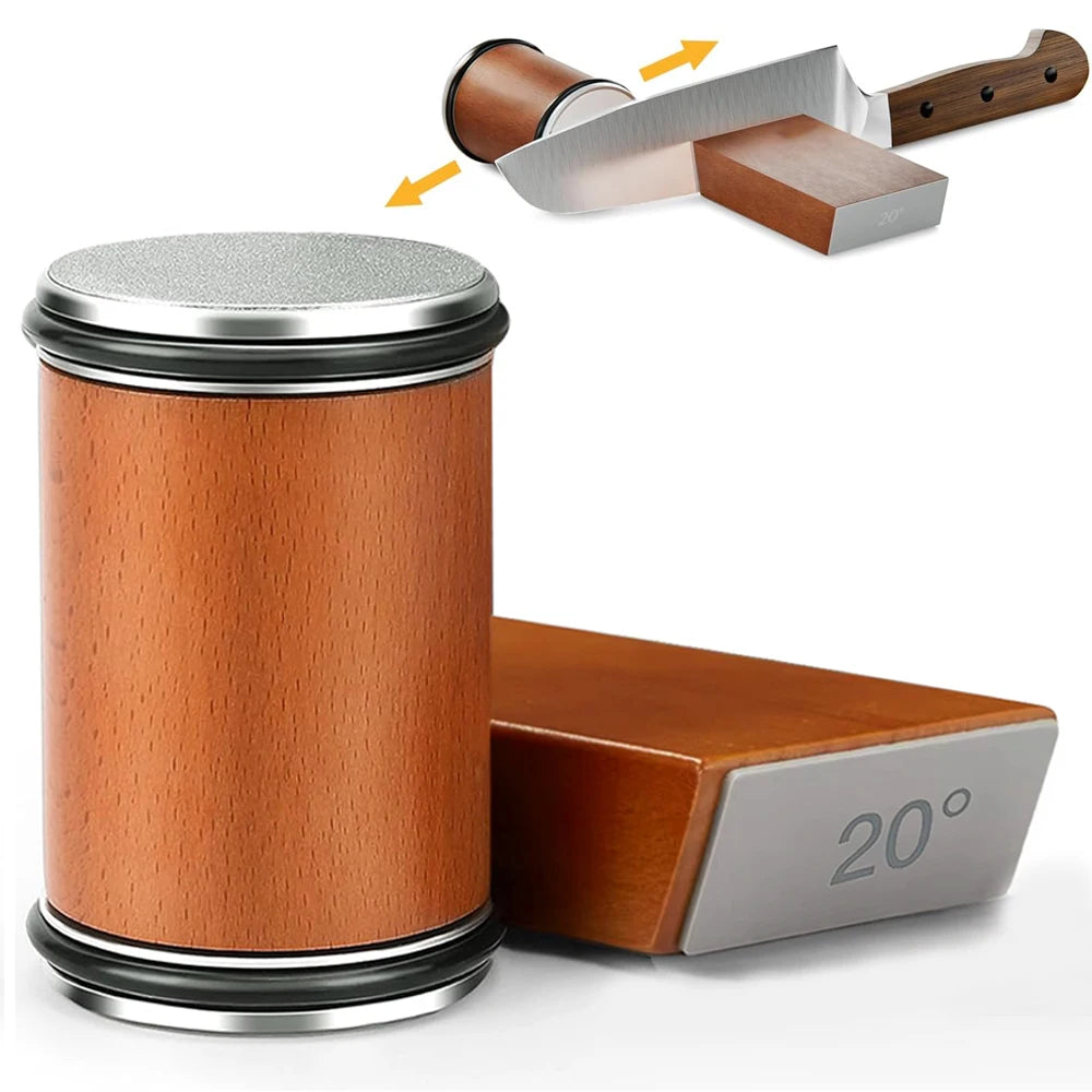 Rolling Knife Sharpener Double Sided Diamond Sharpening Stone