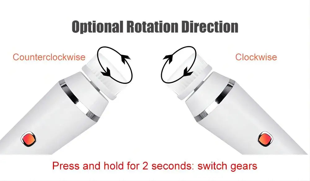 4 in 1 Electric Facial Cleansing Brush Sonic Skin Care