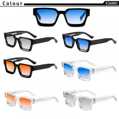 New Men's Thick Frame Sunglasses Square Frame Sun eyewear