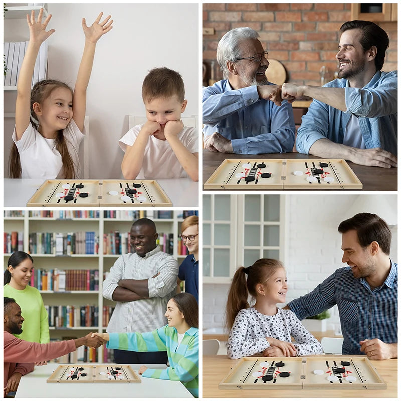 Foldable Foosball Winner Games Table Hockey Catapult Chess