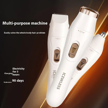 Electric Hair Trimmers for Women Waterproof Razor Painless