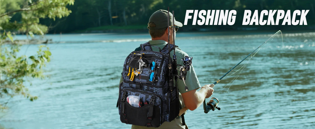 Fishing Backpack 45L Cooler Fishing Tackle Storage Bag