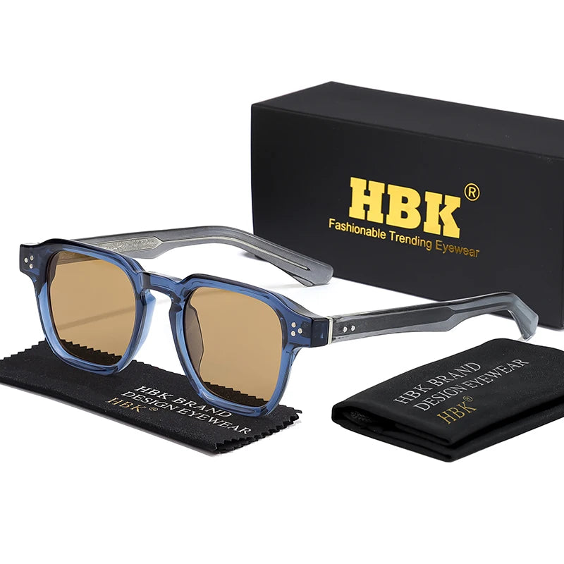 HBK Fashion Punk Sunglasses for men Classic Square