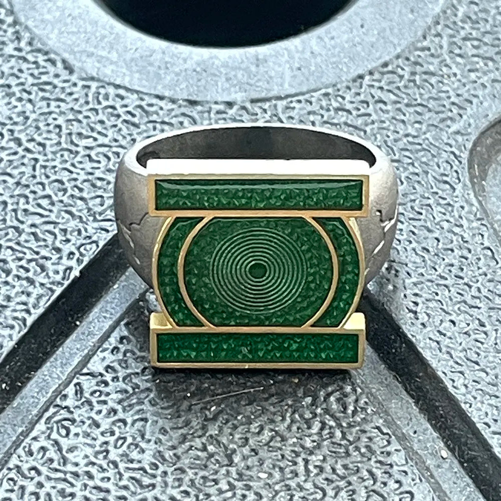 Lanterns Green Lantern Corps Ring Metal Cosplay