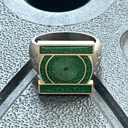 Lanterns Green Lantern Corps Ring Metal Cosplay