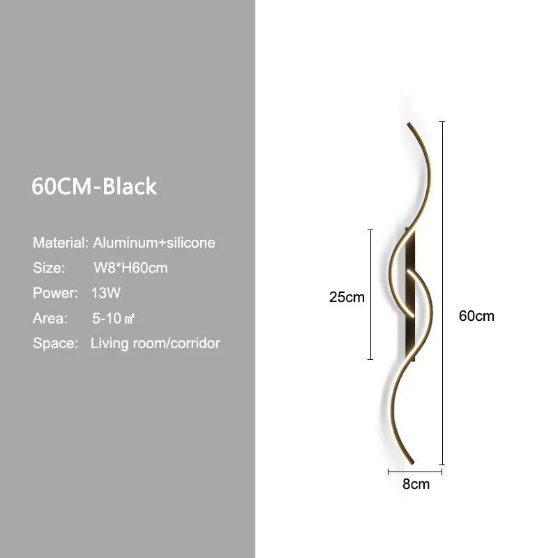 Minimalist Bedroom LED Wall Lamps Decor Wall Lights