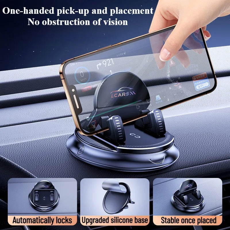 360 Degree Rotating Car Mobile Holder Sticky Suction Cup