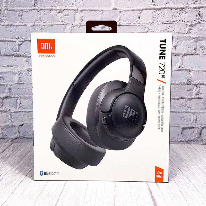 JBL TUNE 720BT Original Authentic Wireless Bluetooth Over-ear Style