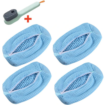 Shoe Washing Machine Bag with Liquid Shoe Brush Set