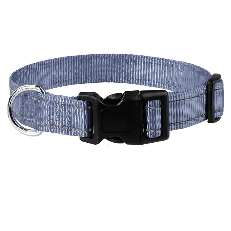 Pet Dog Collar Nylon Reflective Neck Collar